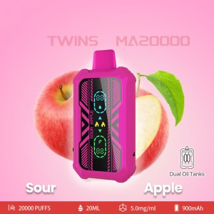 Twins MA20000 Sour Apple Disposable Vape