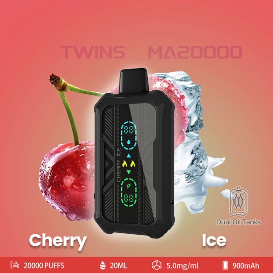 Twins MA20000 Cherry Ice Disposable Vape