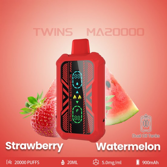 Twins MA20000 Strawberry Watermelon Disposable Vape