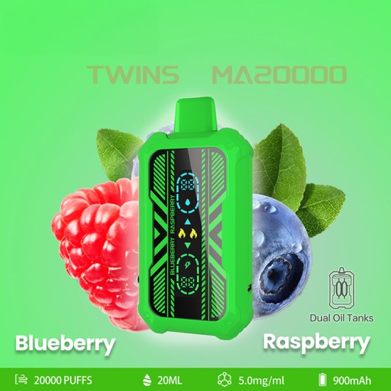 Twins MA20000 Blueberry Raspberry Disposable Vape